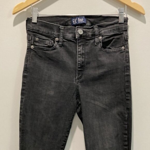 GAP Black High Rise Stretch Leggings Jeans 25 - Picture 12 of 13